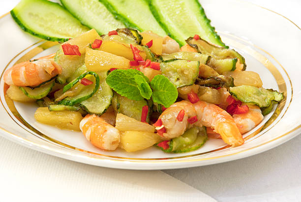 Salade Crevettes Ananas