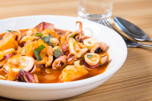 Calamars Curry ThaÏ