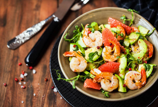 Salade Concombre Crevettes