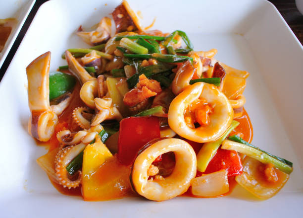 Calamars sauce Piquante